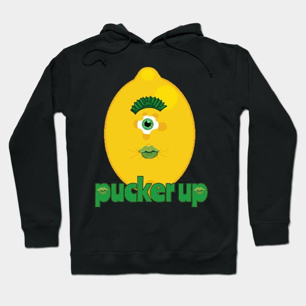 Pucker Up Hoodie by Zenferren